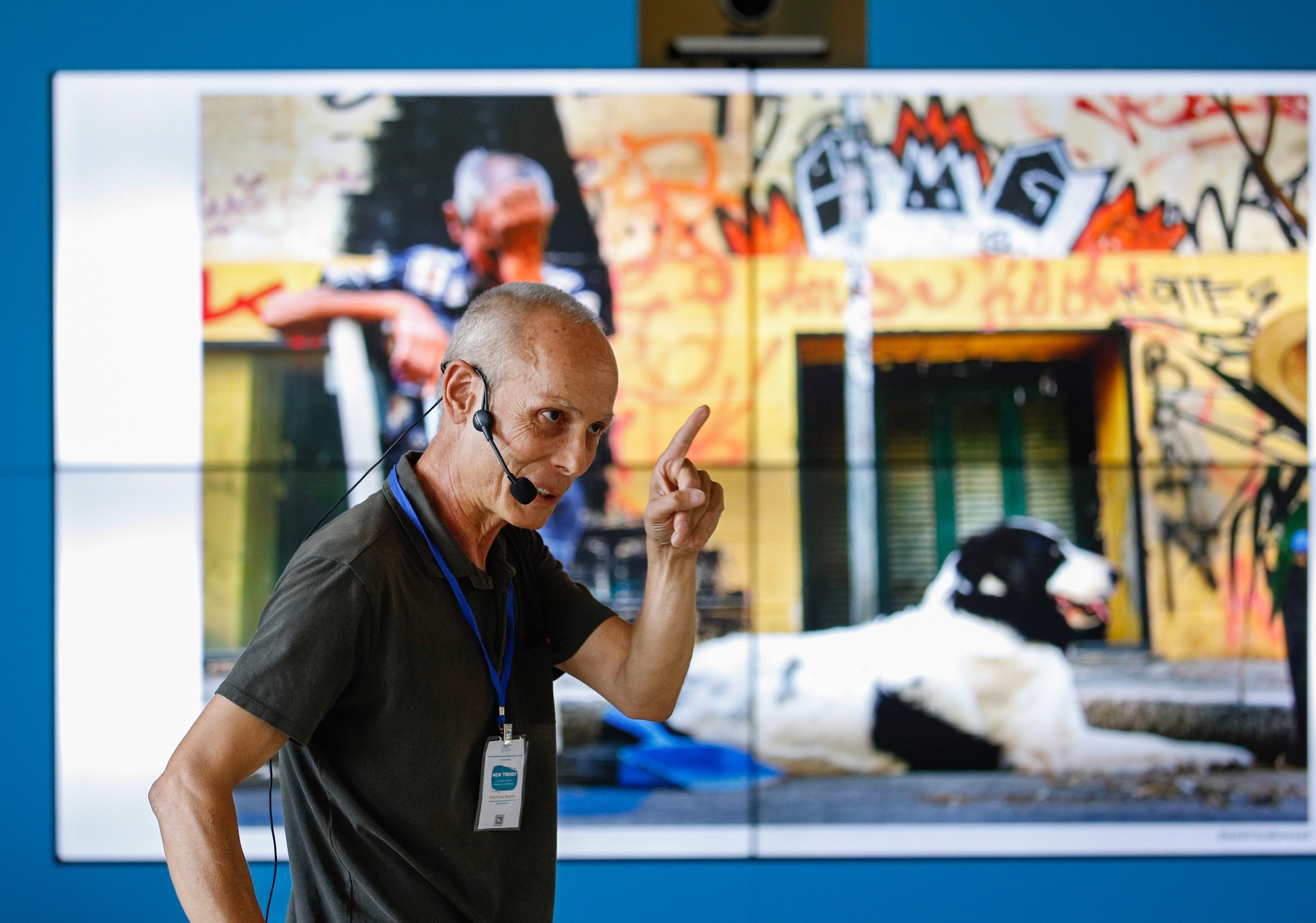 "I hope I disturbed you, not too much, but just a little bit."