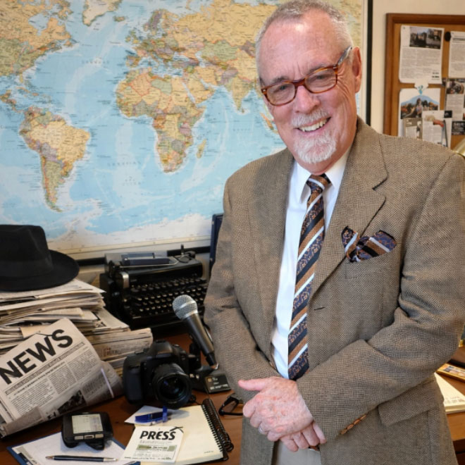 Dr. Bill Silcock  Emeritus Assistant Dean, Fulbright Scholar and Professor, Walter Cronkite School of Journalism and Mass Communication, Arizona State University 