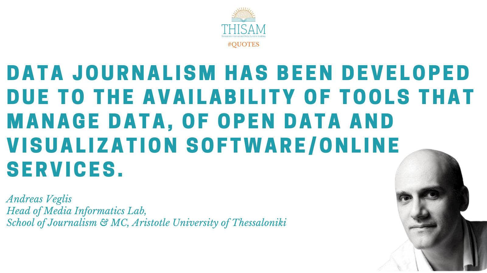 THISAM Talks | "Data Journalism-Tools and Perspectives hands-on with Workbench data"