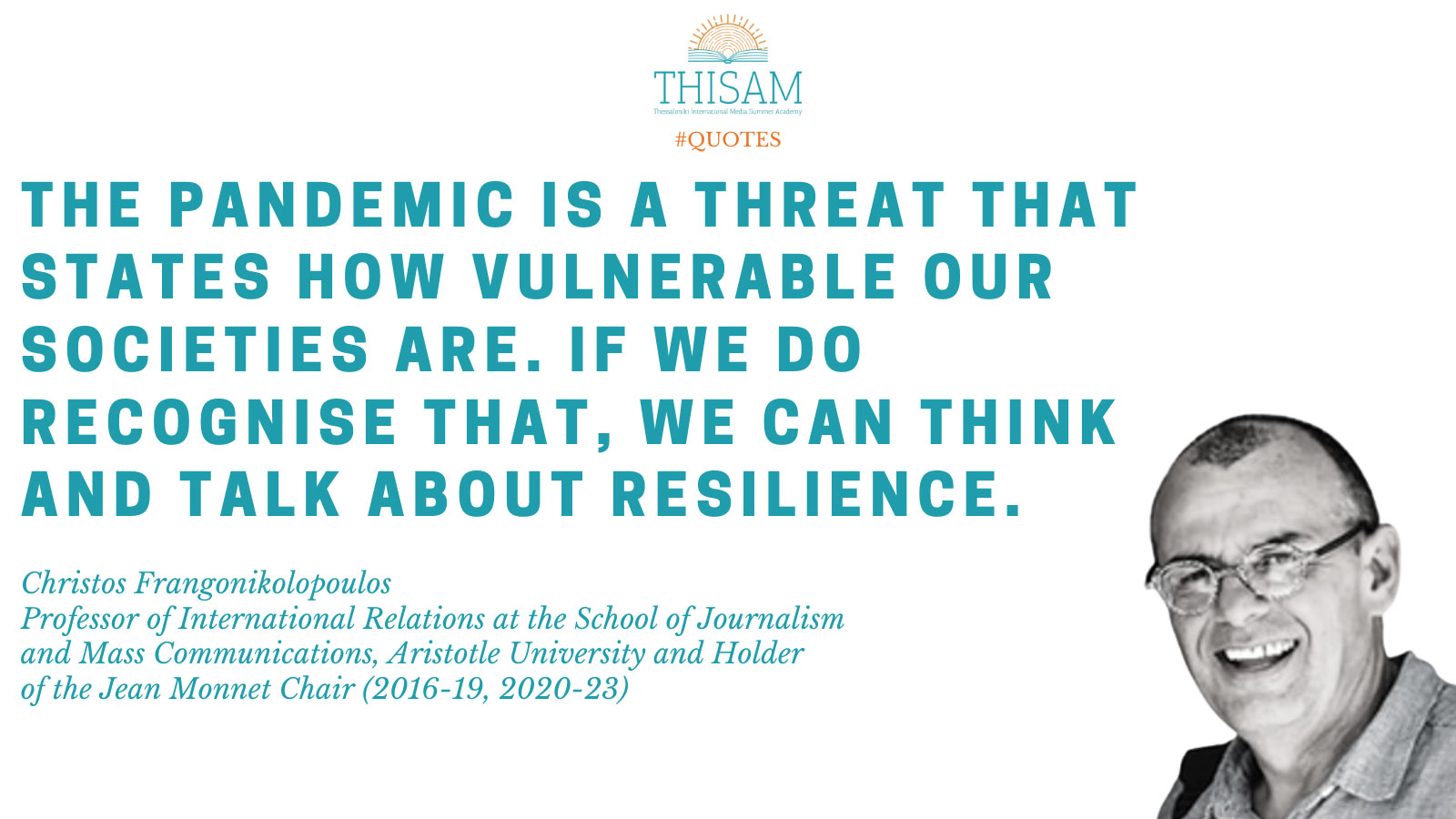 THISAM Talks: Discursive Public Diplomacy: Closing the gap between those who "know" and those that don't "know"