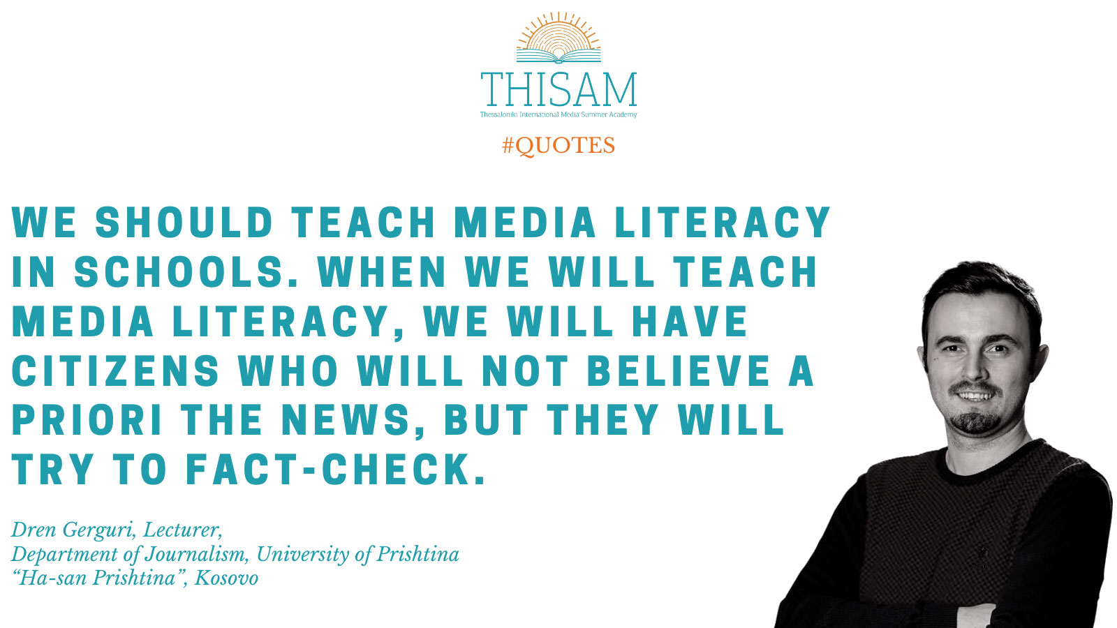 THISAM Talks: "Fake News 2.0: From deepfakes to cheapfakes"