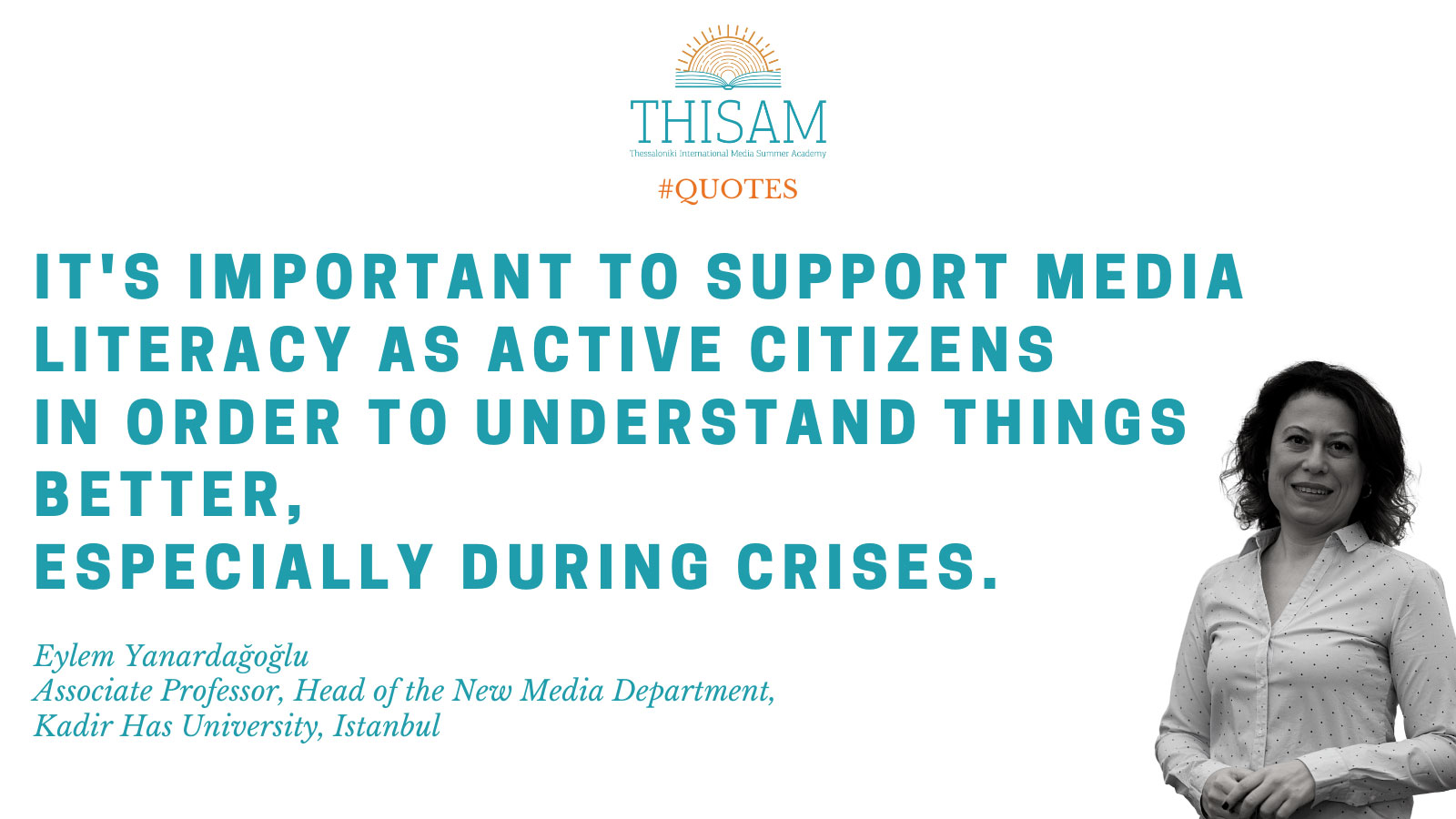 THISAM Talks: "Convergence in Journalism and Media in Turkey"