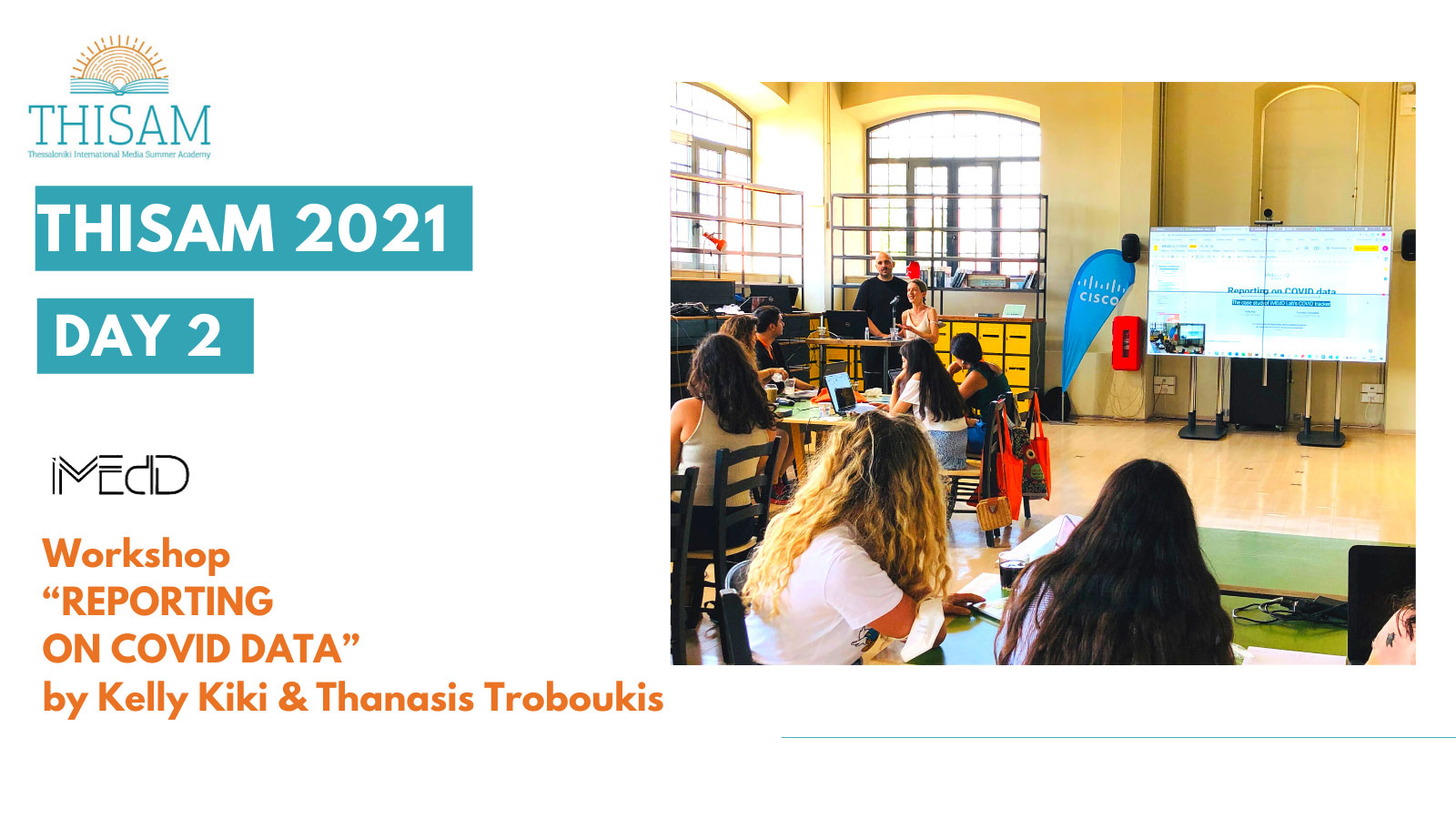 THISAM Workshop | IMEdD workshop for “Reporting on Covid data”