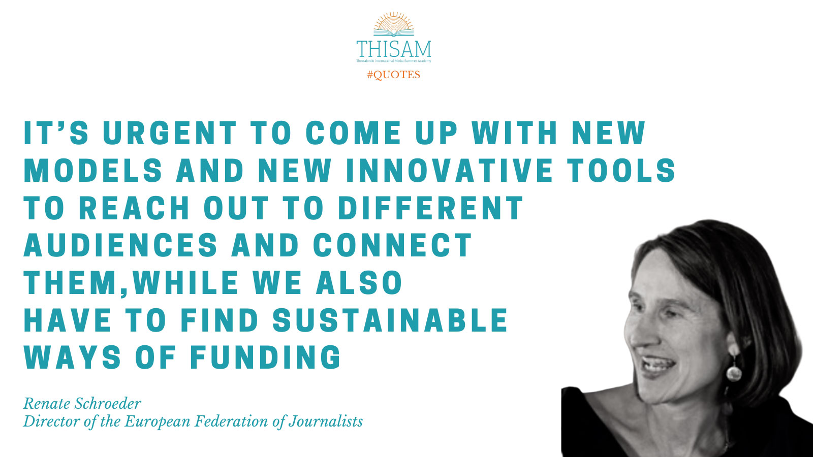 THISAM Talks: Sustainable innovative journalism and new business models